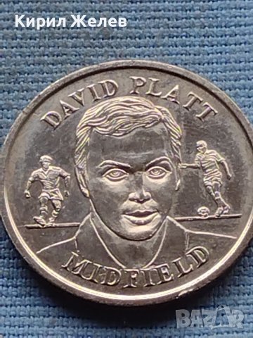 Сувенирна монета ДЕЙВИД ПЛАТ футболист в Английската висша лига 40661, снимка 4 - Нумизматика и бонистика - 42730780