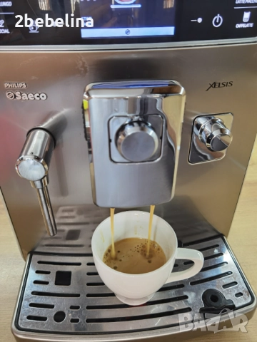 Saeco Xelsis - inoks ,  внос от Австрия , на малко продукти , снимка 2 - Кафемашини - 52946183