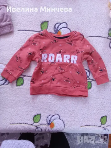 Ватирана бебешка блуза 74 размер