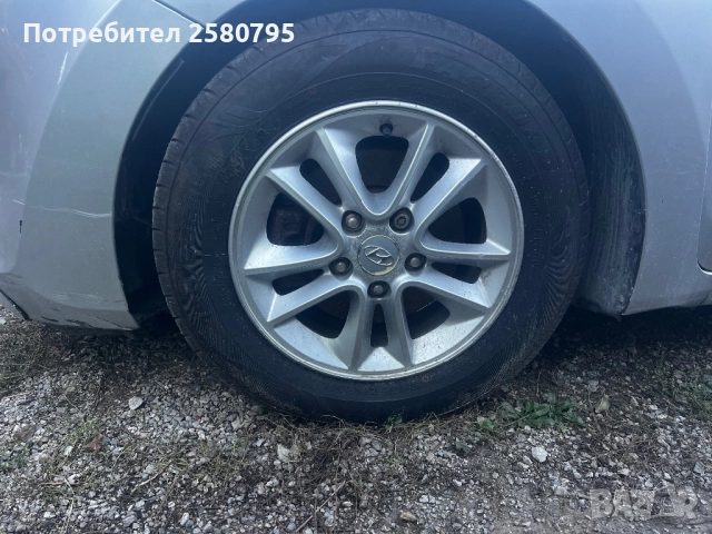 Алуминиеви джанти Hyundai I30 15 цолови, снимка 2 - Гуми и джанти - 52108705
