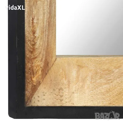 vidaXL Огледало, 110x50 см, мангово дърво масив, снимка 3 - Огледала - 56146698