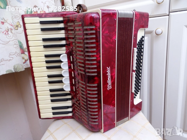 Акордеон Велтмайстер 80 баса, снимка 2 - Акордеони - 52802958