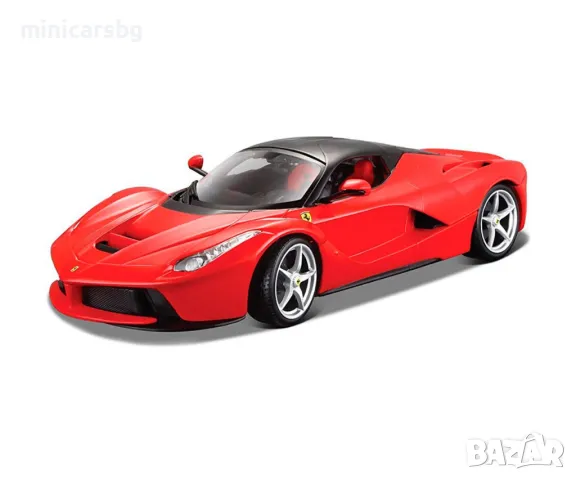 1:18 Метални колички: La Ferrari - Bburago, снимка 1