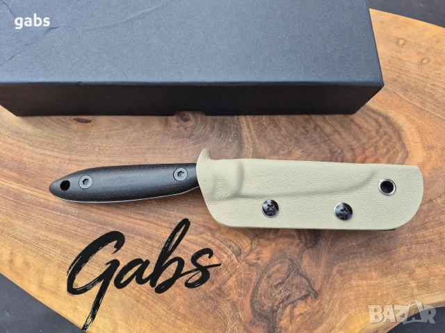 Фиксиран нож ESEE ROWEN,фултанг DC53 с тактическа кания Kydex, снимка 9 - Ножове - 53769281