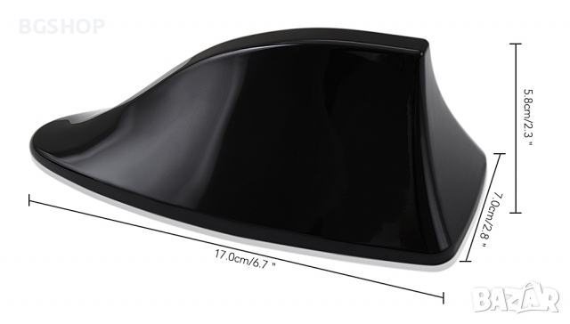Тунинг Антена тип Акула / Shark Antenna - Black, снимка 2 - Аксесоари и консумативи - 36479832