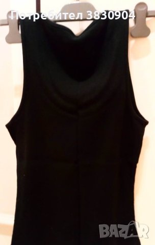 Нов топ Zara, черен с перли, размер L, снимка 4 - Потници - 42206150