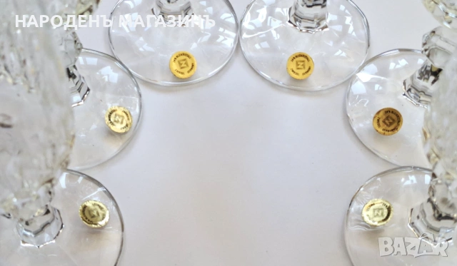 ZWIESEL - GERMANY - Кристални чаши сервиз вино чаши ракия шампанско кристал 11 чаши , снимка 13 - Други ценни предмети - 53801457