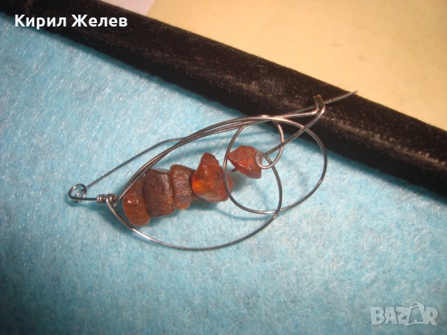 СКЪПОЦЕННА КЕХЛИБАРЕНА АРТ-НУВО БРОШКА 100% НАТУРАЛЕН БАЛТИЙСКИ КЕХЛИБАР 26668, снимка 5 - Други - 34777468