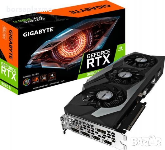GIGABYTE GeForce GAMING RTX 3080 Ti OC 12GB GDDR6X 384bit (GV-N308TGAMING OC-12GD) , снимка 1 - Видеокарти - 35898347