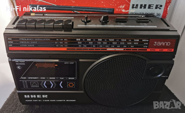 ТОП!!! радио FM касетофон UHER  power port 50, снимка 3 - Радиокасетофони, транзистори - 44527426