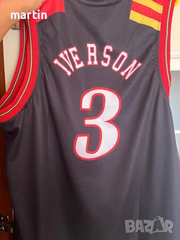 Allen Iverson 76ers баскетболен потник, снимка 4 - Спортни дрехи, екипи - 56232303