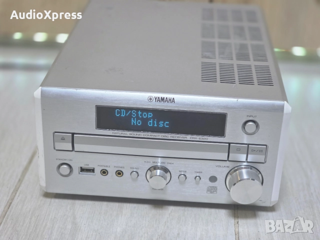 🔥🎶 Yamaha CRX‑E320 – компактен CD‑ресивър/усилвател (без колони) – 120 лв 🔥, снимка 5 - Ресийвъри, усилватели, смесителни пултове - 52902981