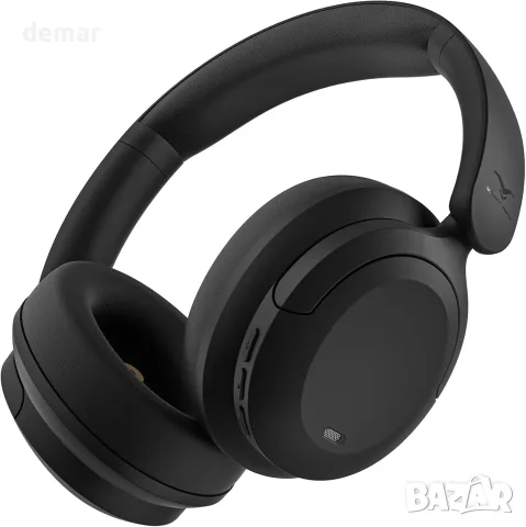 Черни безжични слушалки Hero Max Bluetooth 6.0 с активно шумопотискане