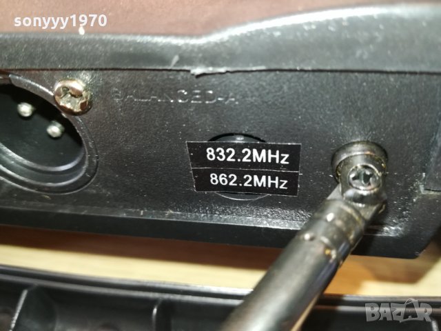 SHURE 2 MIC WIRELESS+КУФАР 2102221743, снимка 6 - Микрофони - 35868672