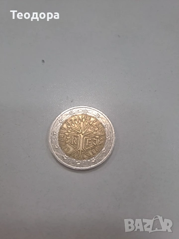 2 Euro 2001 France , снимка 3 - Други ценни предмети - 53283266