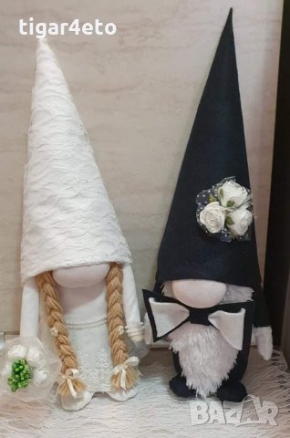 Булка Младоженец Младоженци Гном, снимка 3 - Други - 36014955