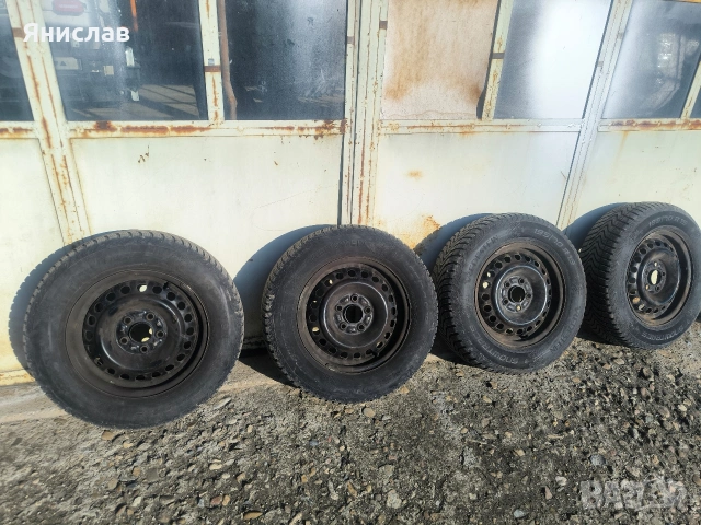 Джанти 5х114.3 R15 с зимни гуми и тасове