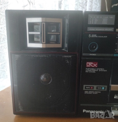 стерео радио касетофон Panasonic RX-CW26L двукасетъчен=280лв, снимка 2 - Радиокасетофони, транзистори - 52574117