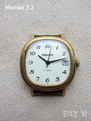  Poljot 17j - механичен часовник, снимка 5 - Антикварни и старинни предмети - 41633575