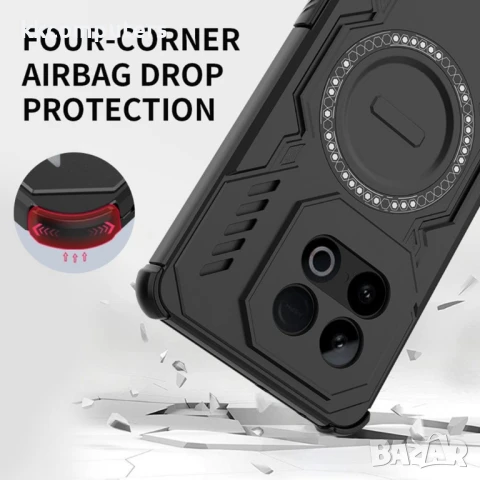 Nothing CMF Phone 2 Pro Удароустойчив Magnetic /Butterfly Armor Hollow Heat Dissipation /PC + TPU Ка, снимка 5 - Калъфи, кейсове - 50845328