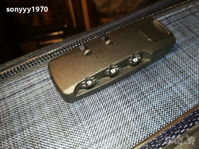 ТРИ КУФАРА В СИН ИЛИ ЧЕРВЕН ДЕНИМ 2608231707, снимка 8 - Куфари - 41974193