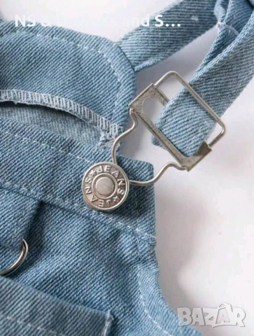 Кучешки дънков гащеризон , снимка 3 - За кучета - 50704002