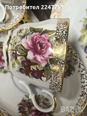 Троен сет порцелан Mitterteich , снимка 3 - Антикварни и старинни предмети - 52930751