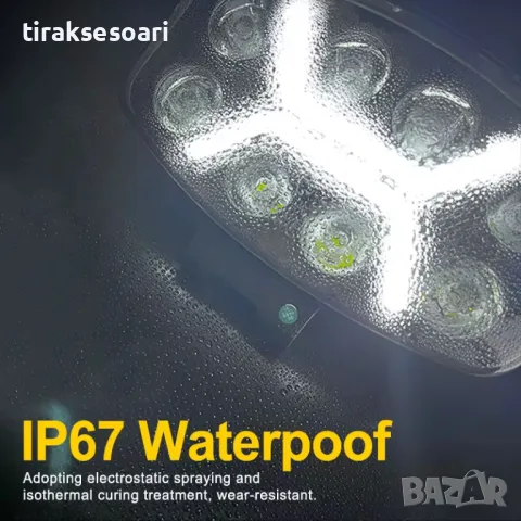 180W Оригинални Мощни LED Диодни Фарове Халогени за Ролбар за Камион, снимка 4 - Аксесоари и консумативи - 48408754