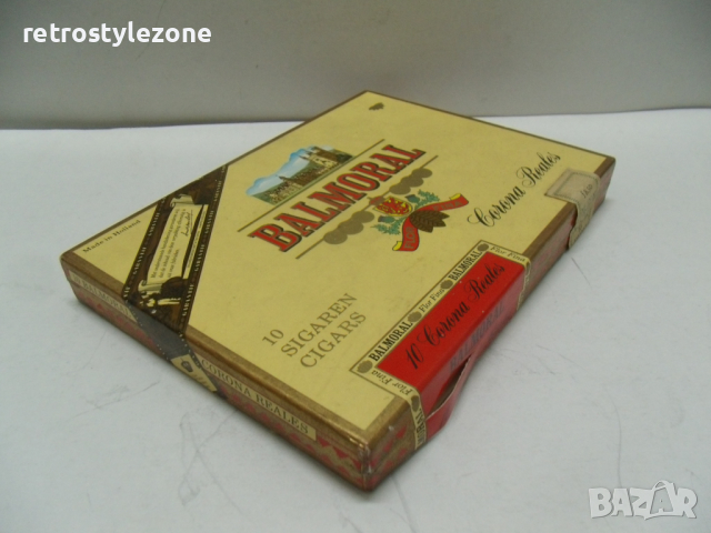 № 7439 сара картонена кутия - BALMORAL   - размер 16,5 / 12 / 2 см, снимка 4 - Други ценни предмети - 44778008