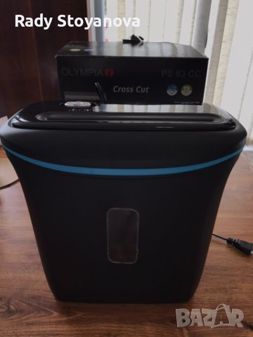 КОШ С ШРЕДЕР ЗА ХАРТИЯ OLYMPIA PS63CC, снимка 2 - Друга електроника - 41185281