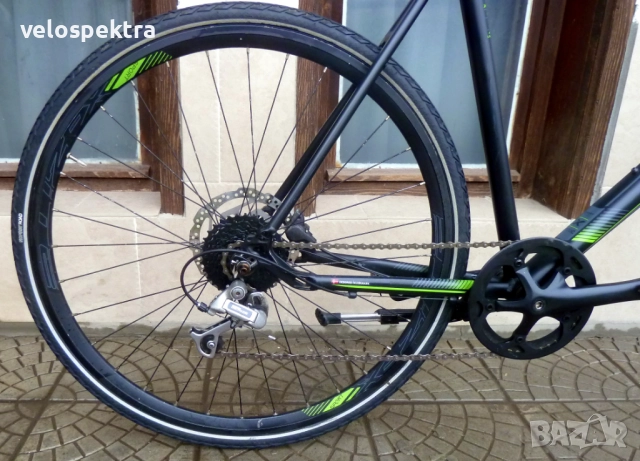 ЕксЗайт Спорт ! Трекинг-Фитнес велосипед ! 1х8 скорости ! Хидравлики диск !, снимка 13 - Велосипеди - 52334944