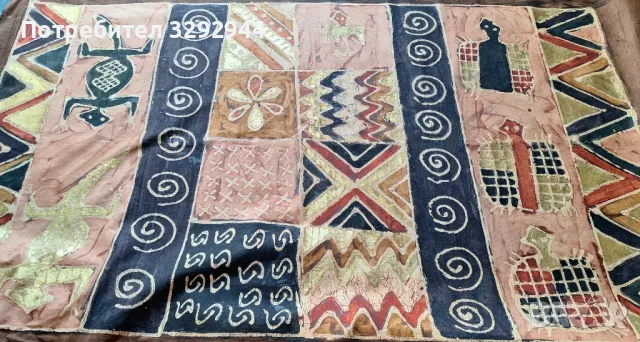 Африканска картина върху платно