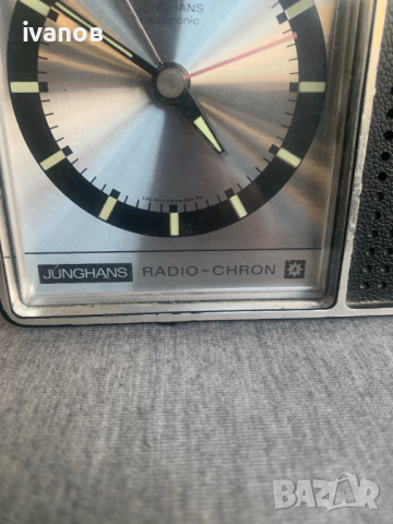 Стар настолен часовник Junghans Radio-Chron Blaupunkt радио, снимка 7 - Радиокасетофони, транзистори - 44587813