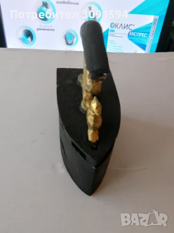 Стара чугунена ютия на жар, снимка 7 - Други ценни предмети - 51290285