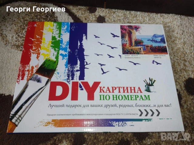 Картина за рисуване по номера 30см на 40см