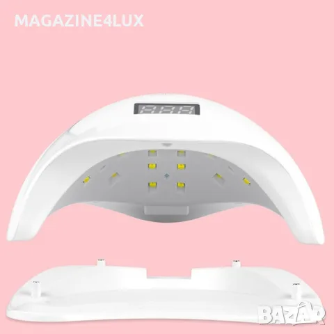 Елегантна и компактна UV LED лампа за нокти SUN5 с висока мощност-48W, снимка 2 - Продукти за маникюр - 55904957