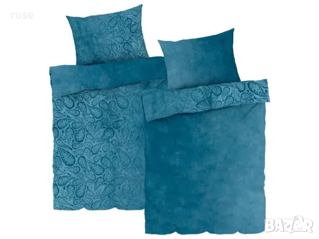 НОВИ! Плюшен спален комплект двулицев плик 150х200см и калъфка 50х70см, снимка 2 - Олекотени завивки и одеяла - 49786356