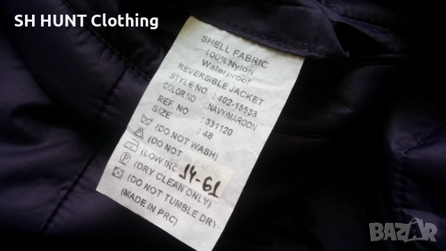 BALMAIN PARIS WATERPROOF REVERSIBLE Jacket Размер 48 / M двулицево яке 14-61, снимка 14 - Якета - 52204207