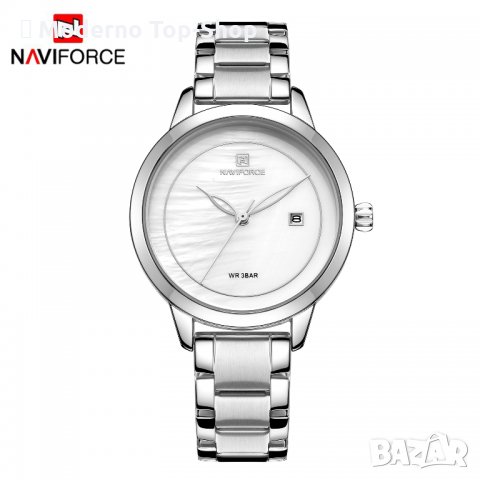 Дамски часовник NAVIFORCE Clarity SIlver/White 5008 SW., снимка 3 - Дамски - 34745000