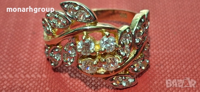 Златен пръстен, снимка 8 - Пръстени - 51751294