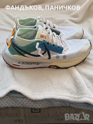 Продавам Nike ZoomX Zegama Trail 2 - trail моделът с ZoomX пяна и Vibram MegaGrip подметка., снимка 2 - Спортни обувки - 56172510