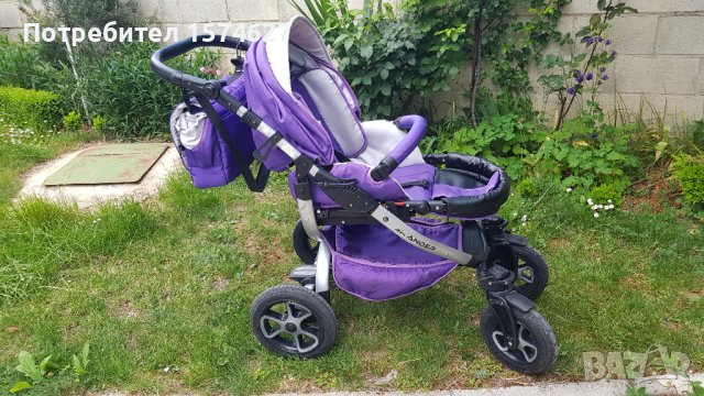 Детска количка TUTEK GRANDER 3 в 1, снимка 5 - Детски колички - 40890994
