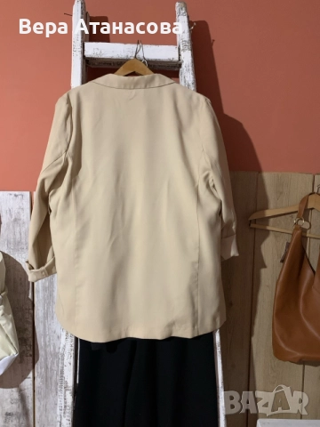🤎 Блейзър/сако Primark с колан👜, снимка 4 - Сака - 56013537