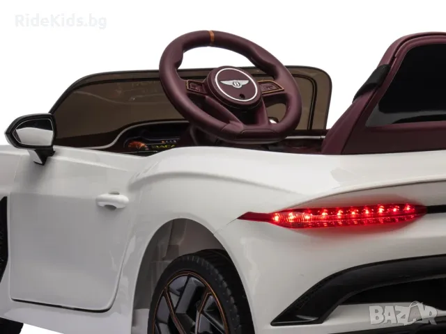 Bentley Bacalar 12V - Детска акумулаторна кола, Бяла, EVA гуми, 4x4, снимка 6 - Детски велосипеди, триколки и коли - 49731911
