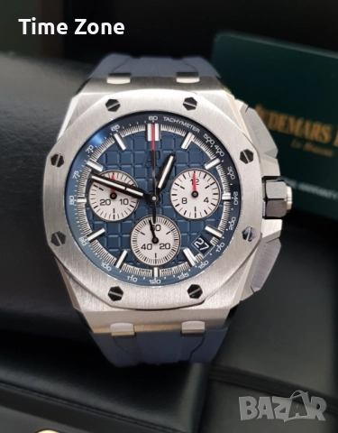 Audemars Piguet Royal Oak Offshore Chronograph 43mm Steel Black Ceramic Bezel Различни Варианти, снимка 11 - Мъжки - 52998471