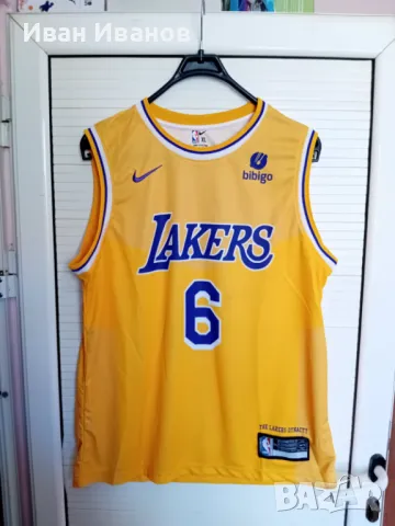 Чисто нов оригинален потник на Los Angelis Lakers - LeBron James