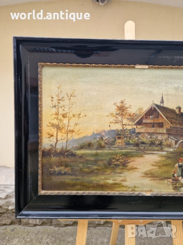 Превъзходна майсторска картина масло върху платно , снимка 6 - Картини - 52266508