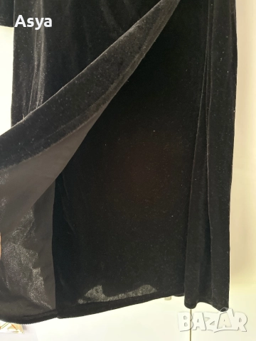 Черна елегантна рокля M&Co petite, снимка 5 - Рокли - 43037939