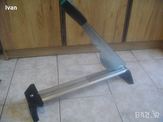 Нова/Ползвана-Ръчна Немска Гилотина/Резачка За Ламиниран Паркет-Професионална-MEISTER/WOLFCRAFT, снимка 10 - Други инструменти - 39144854