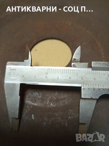 Соц Стар Диск За Циркуляр Отвор 50мм. Дебелина 3мм., снимка 7 - Антикварни и старинни предмети - 50704395